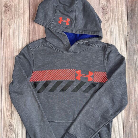 Boys Under Armour Medium Loose Fit Coldgear Hoodie - Picture 1 of 5